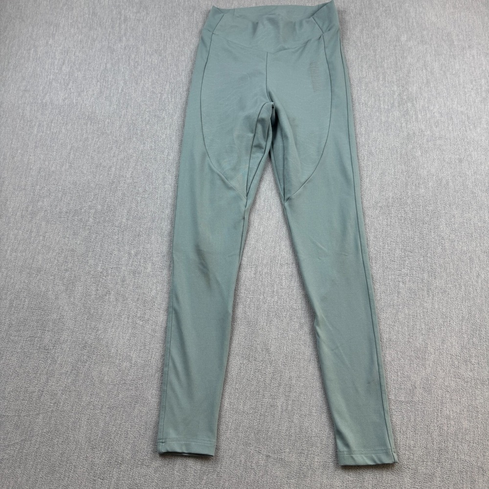 Gymshark Leggings Womens Medium Green Lustre Stretch Yoga Gym Workout Yoga Pants